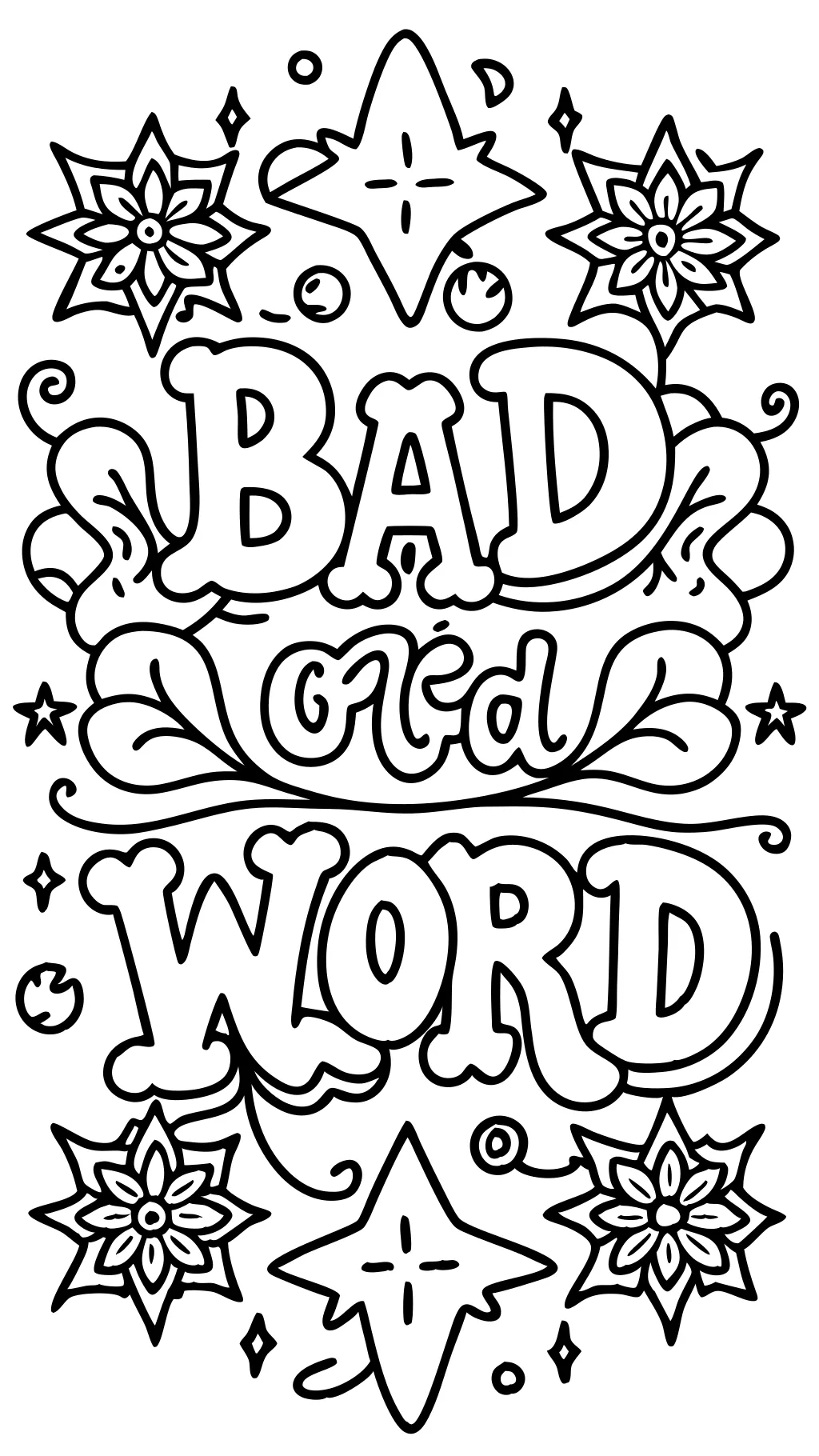 adult coloring pages bad words